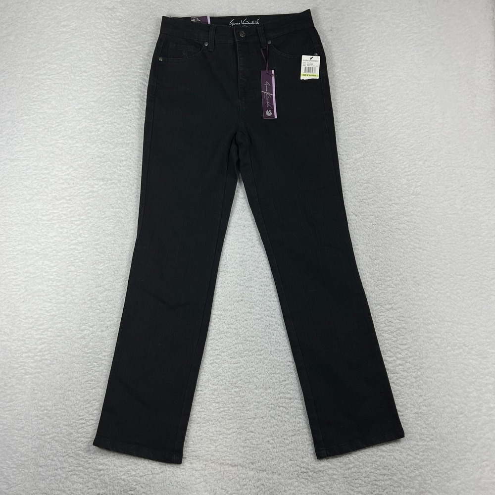 Women’s Gloria Vanderbilt Amanda All Around Slimming Black 4P 27x27.5 NWT Jeans